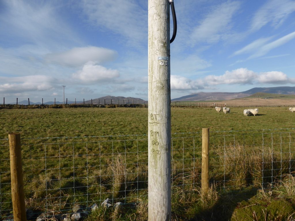 BT pole and field