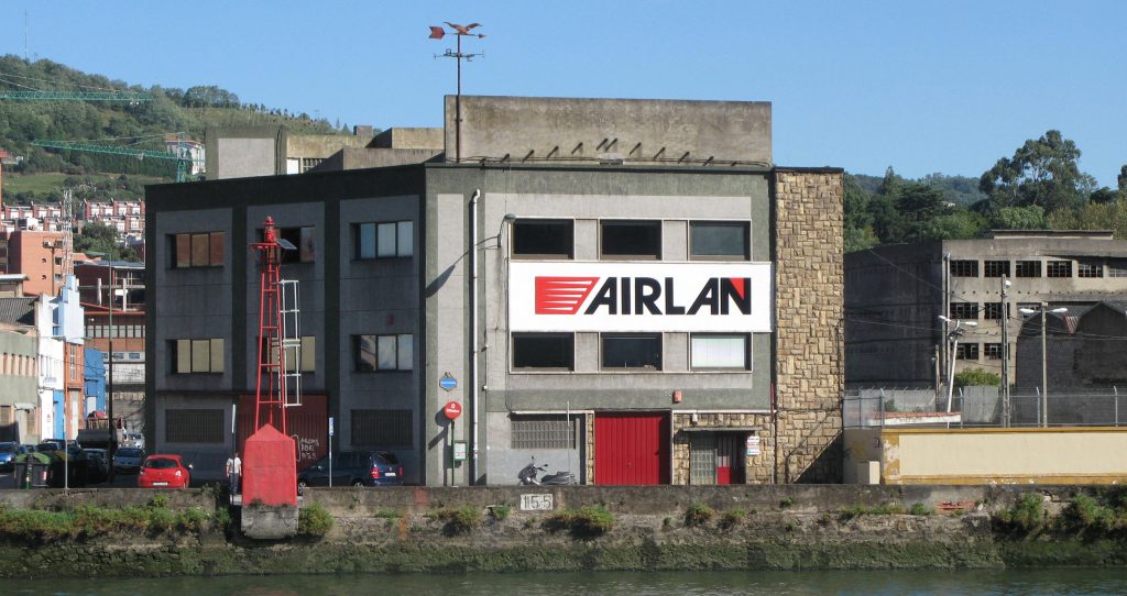 Airlan - riverside factory building