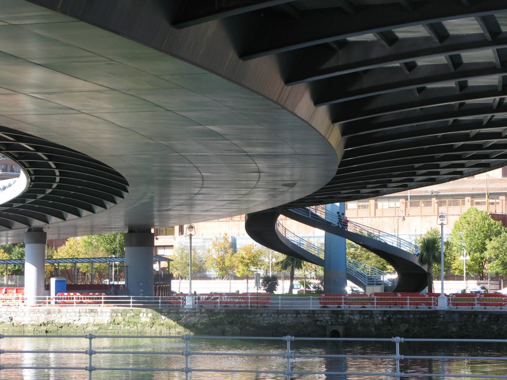 curvy under-roadbridge