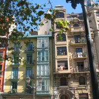 building facade - balconies