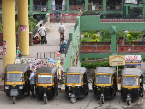 auto rickshaw stand