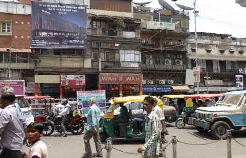 Delhi street scene