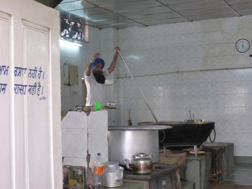 giant wok and dahl pot