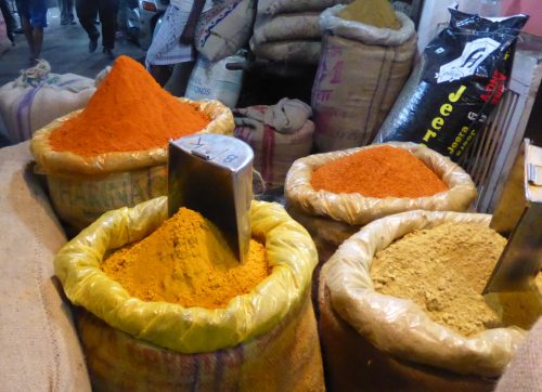 earth coloured spices