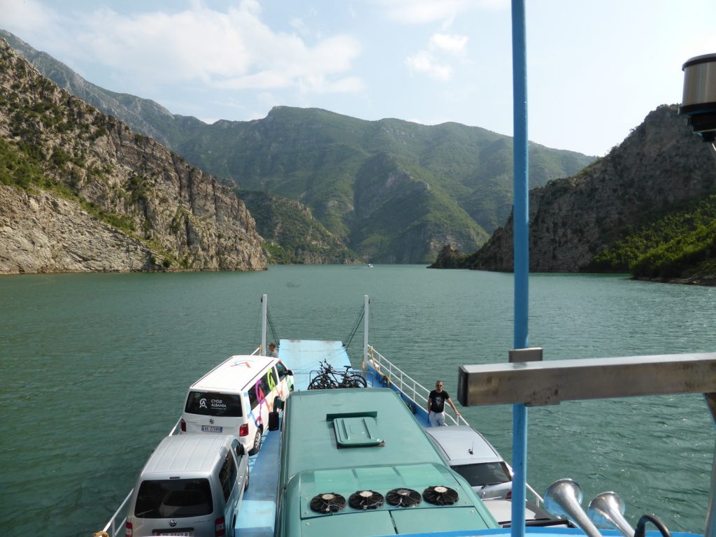 ferry on the lake