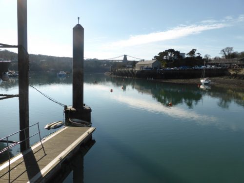 view across to bridge and jetty