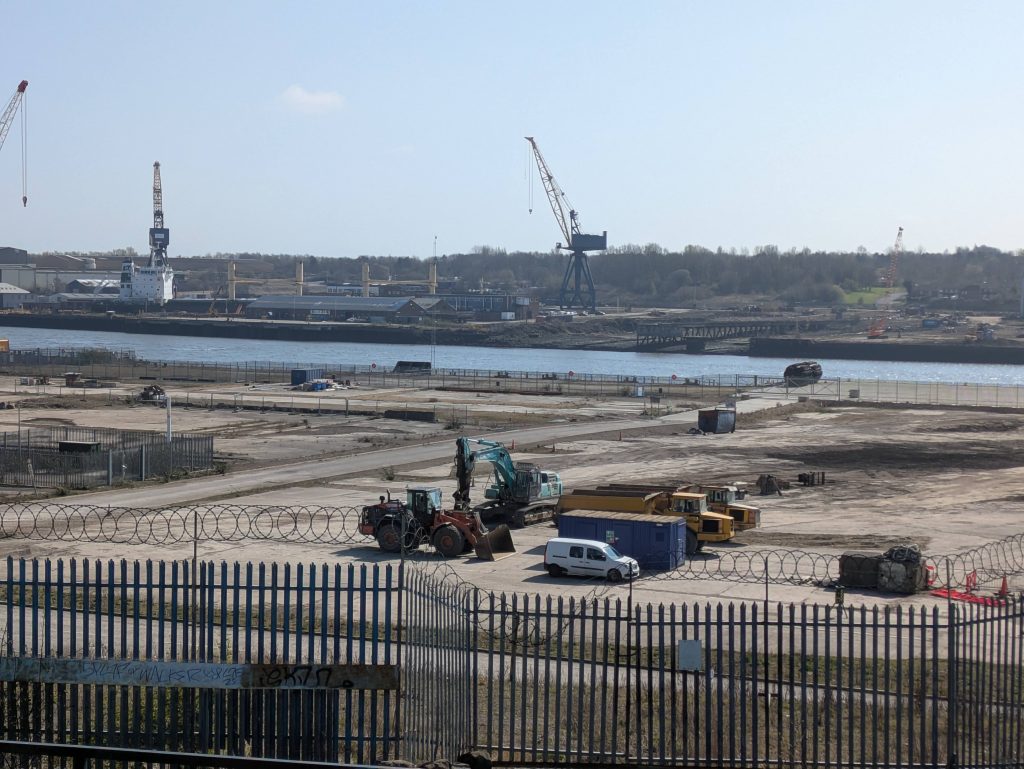 flat space was a shipyard once